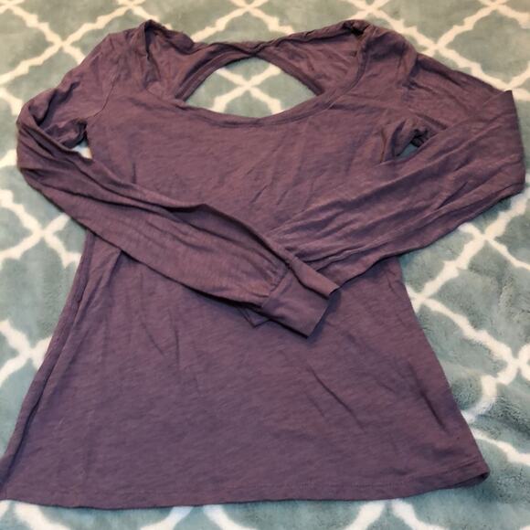 Eyeshadow purple peek a boo back long sleeve‎ 100% cotton size XL - Picture 1 of 5